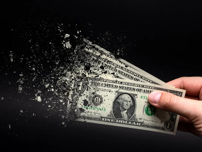 Inflation disintegration